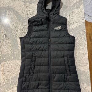 New Balance Black Puffer Vest